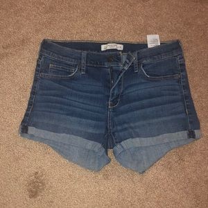 Abercrombie & Fitch Blue Jean Shorts